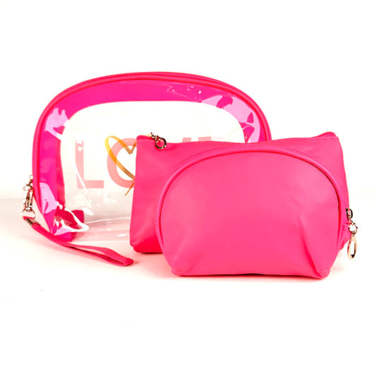 Cosmetiquera triple love