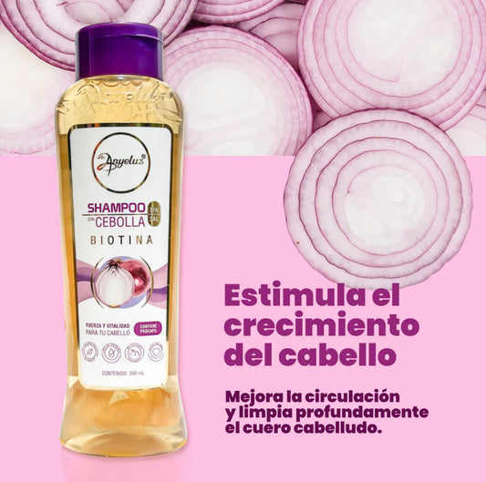 shampoo con cebolla morada