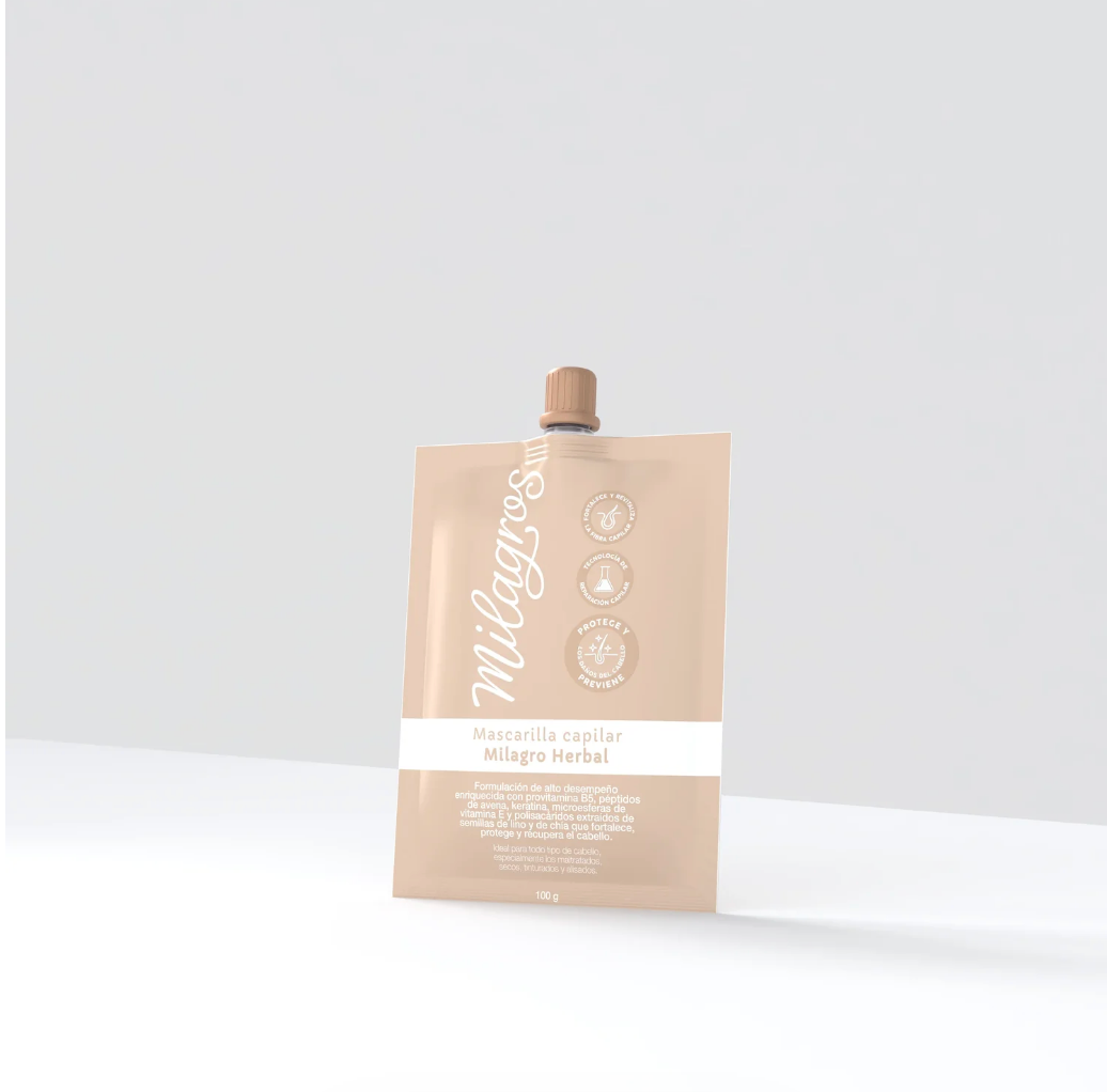 Doypack Mascarilla Capilar Milagro Herbal
