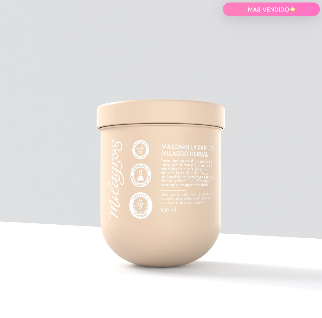 Mascarilla Capilar Milagro Herbal