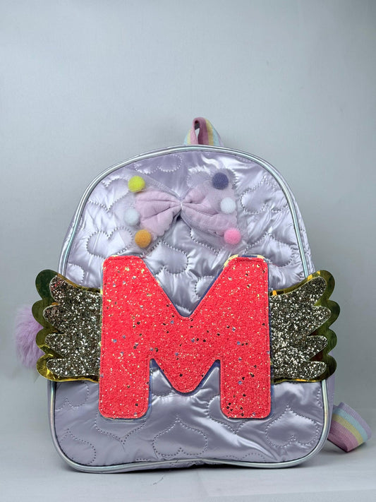 Bolso niña de letras