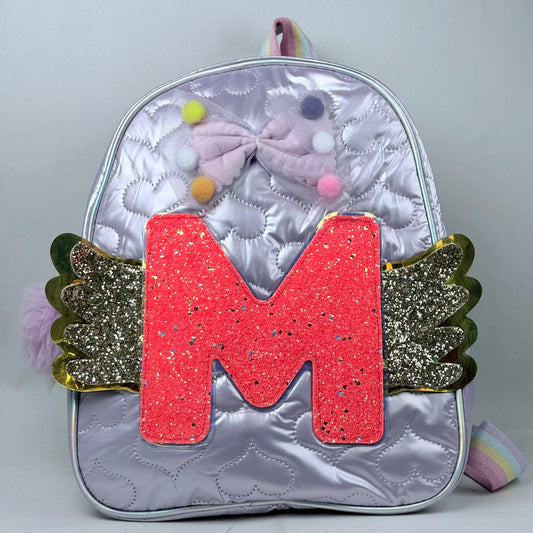Bolso niña de letras