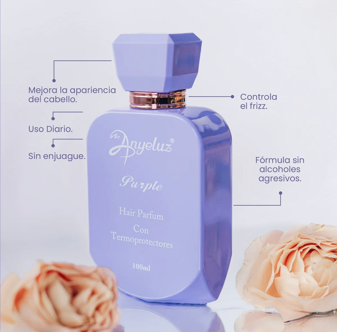 Perfume capilar morado