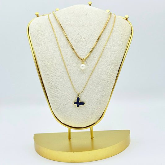 Collar doble de acero