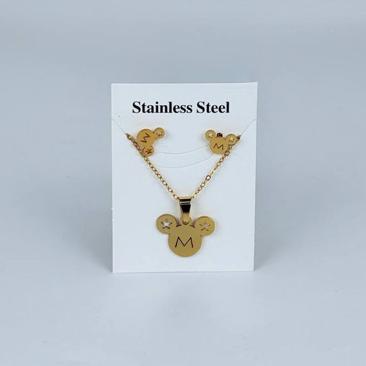 juego cadena + aretes