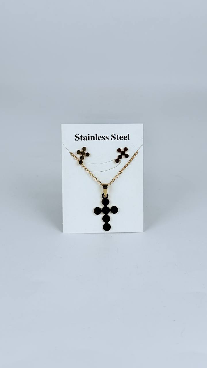 juego cadena + aretes