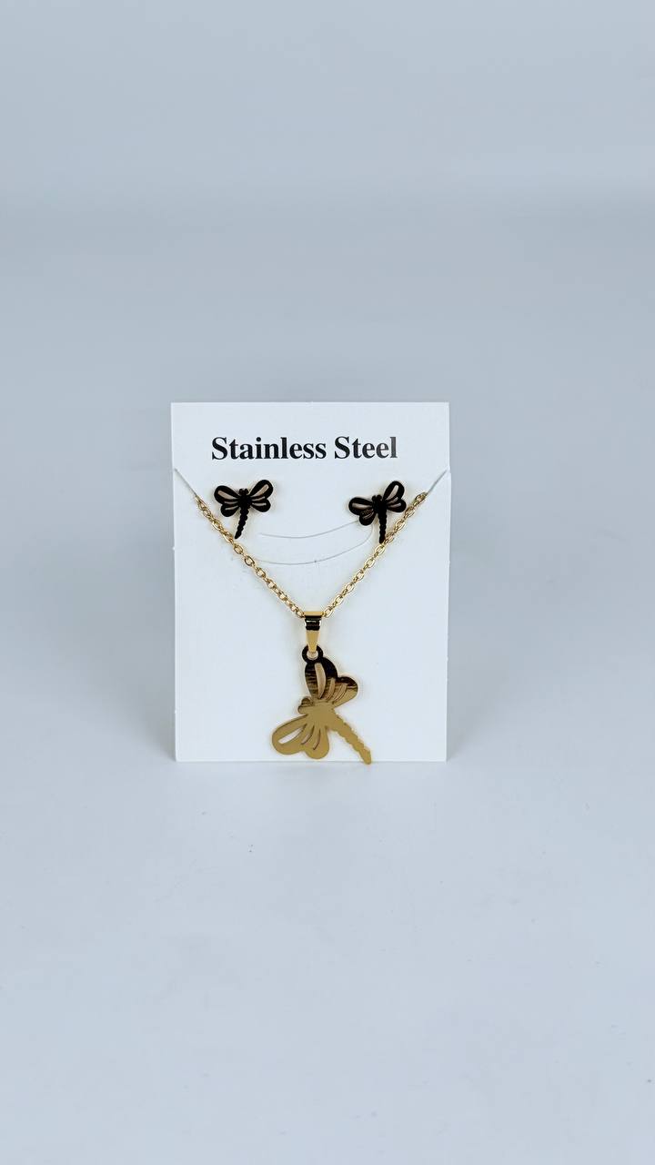 juego cadena + aretes