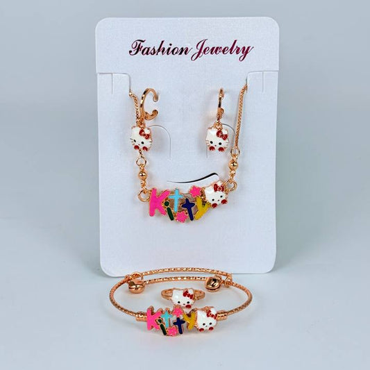 Set de cadena/ pulsera/ arete
