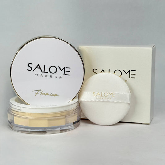 Polvo suelto de acabado natural premium Salome