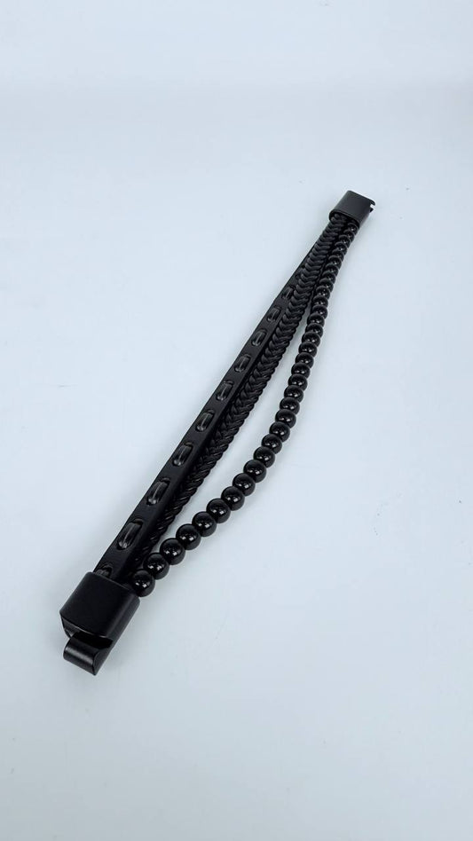 Pulsera triple de caballero