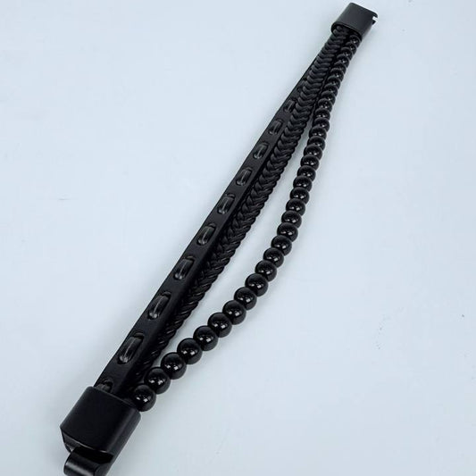 Pulsera triple de caballero