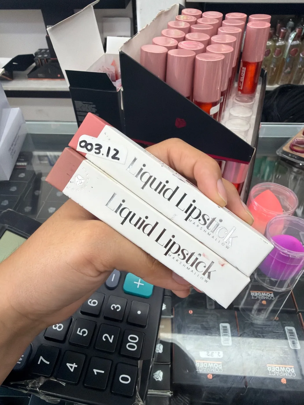 Liquid lipstick marshmallow 