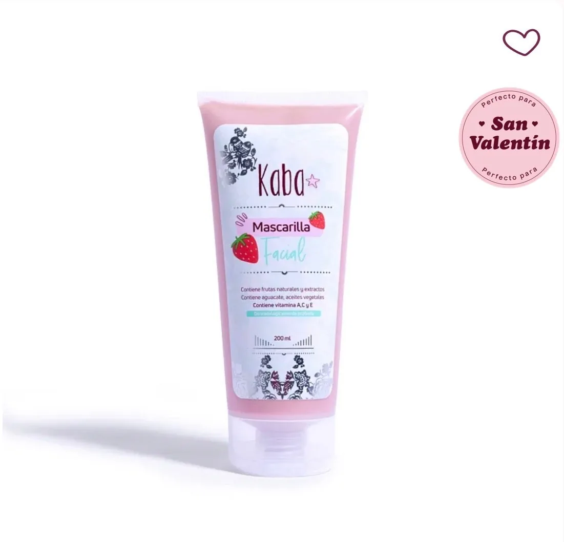 Mascarilla Facial de Frutos Rojos Kaba 200 mL