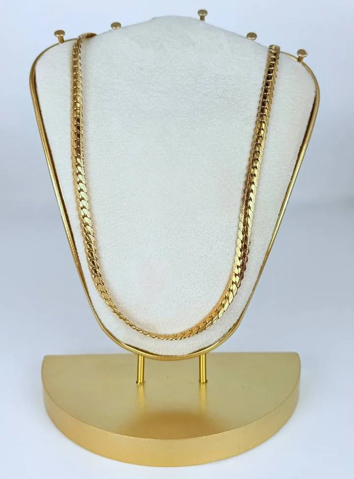 cadena dorada 60cm . 6.5mm al mayor · BIGTIME Venezuela · bisuteria