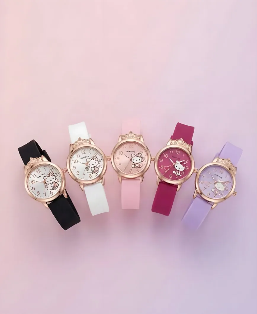 Reloj hello kitty con corana al mayor · BIGTIME Venezuela · relojeria