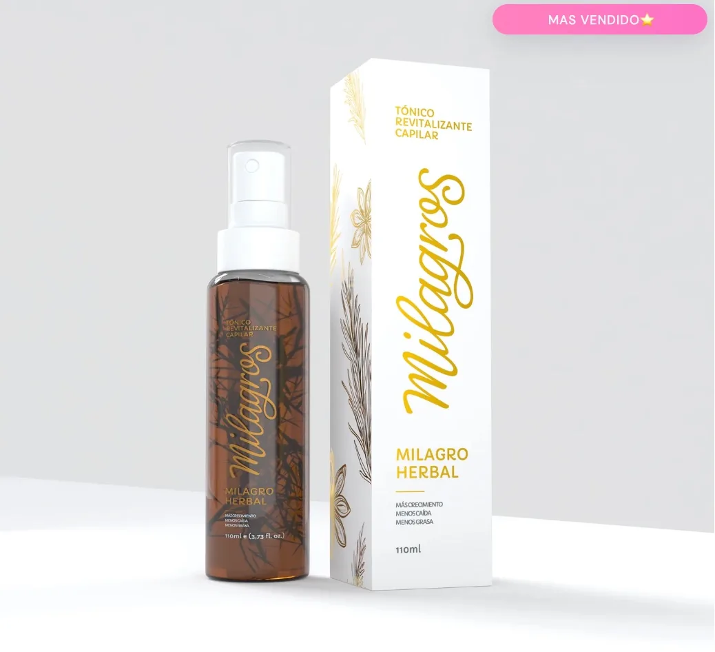 Tónico Revitalizante Capilar Milagro Herbal (tónico con romero) al mayor · BIGTIME Venezuela · capilares
