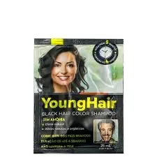 Shampoo de color para cabello negro young hair 25ml al mayor · BIGTIME Venezuela · capilares