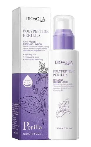 Loción hidratante anti-edad nutritiva con polipéptidos de perilla al mayor · BIGTIME Venezuela · skincare