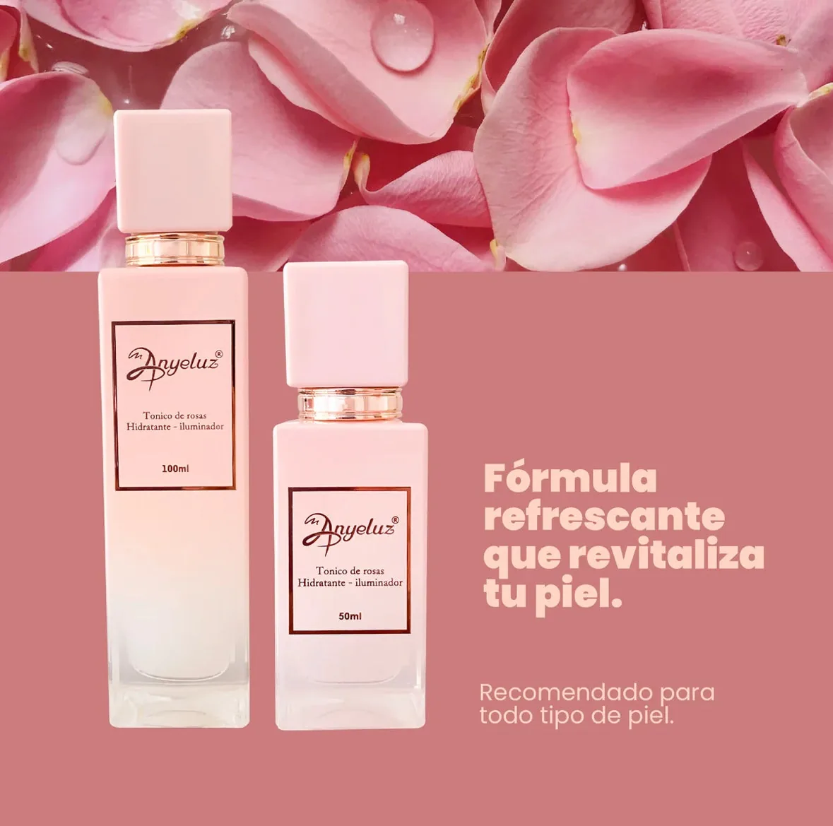 TONICO DE ROSA 50ML al mayor · BIGTIME Venezuela · skincare