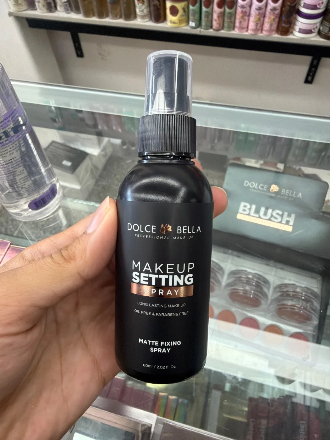 Setting spray 