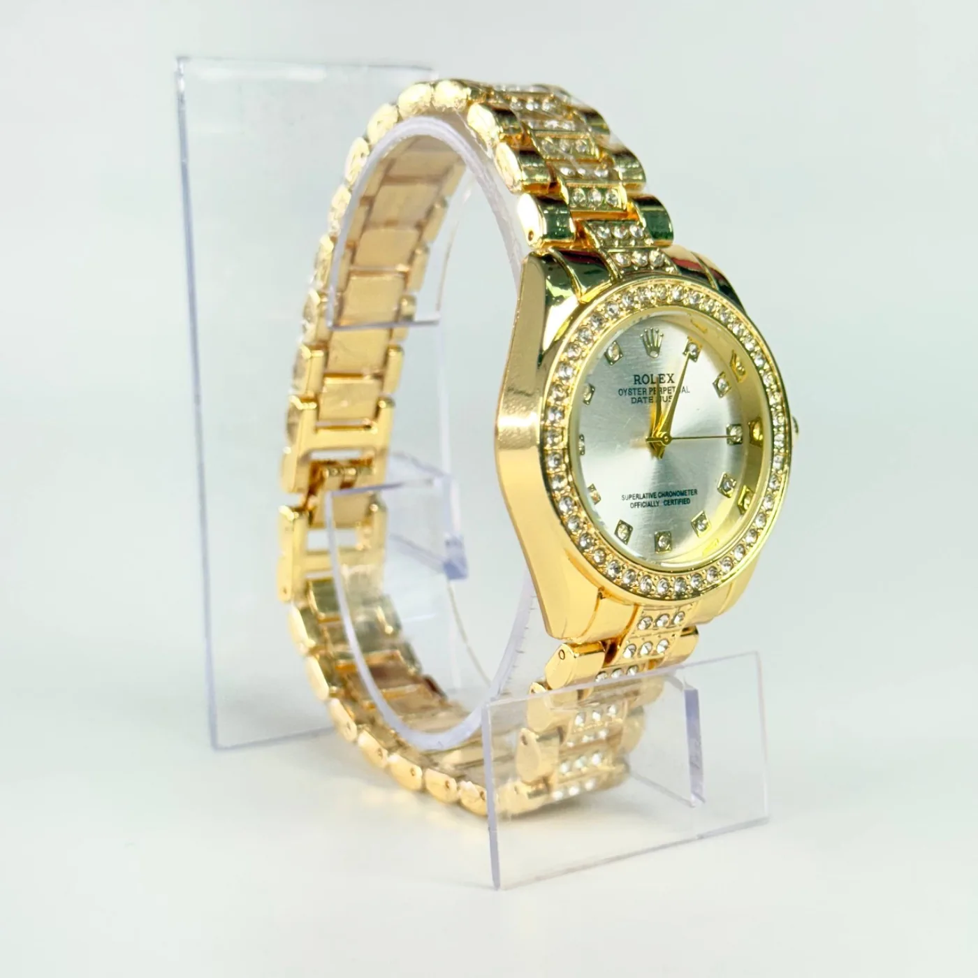 Reloj Rolex de dama con pedrería al mayor · BIGTIME Venezuela · relojeria