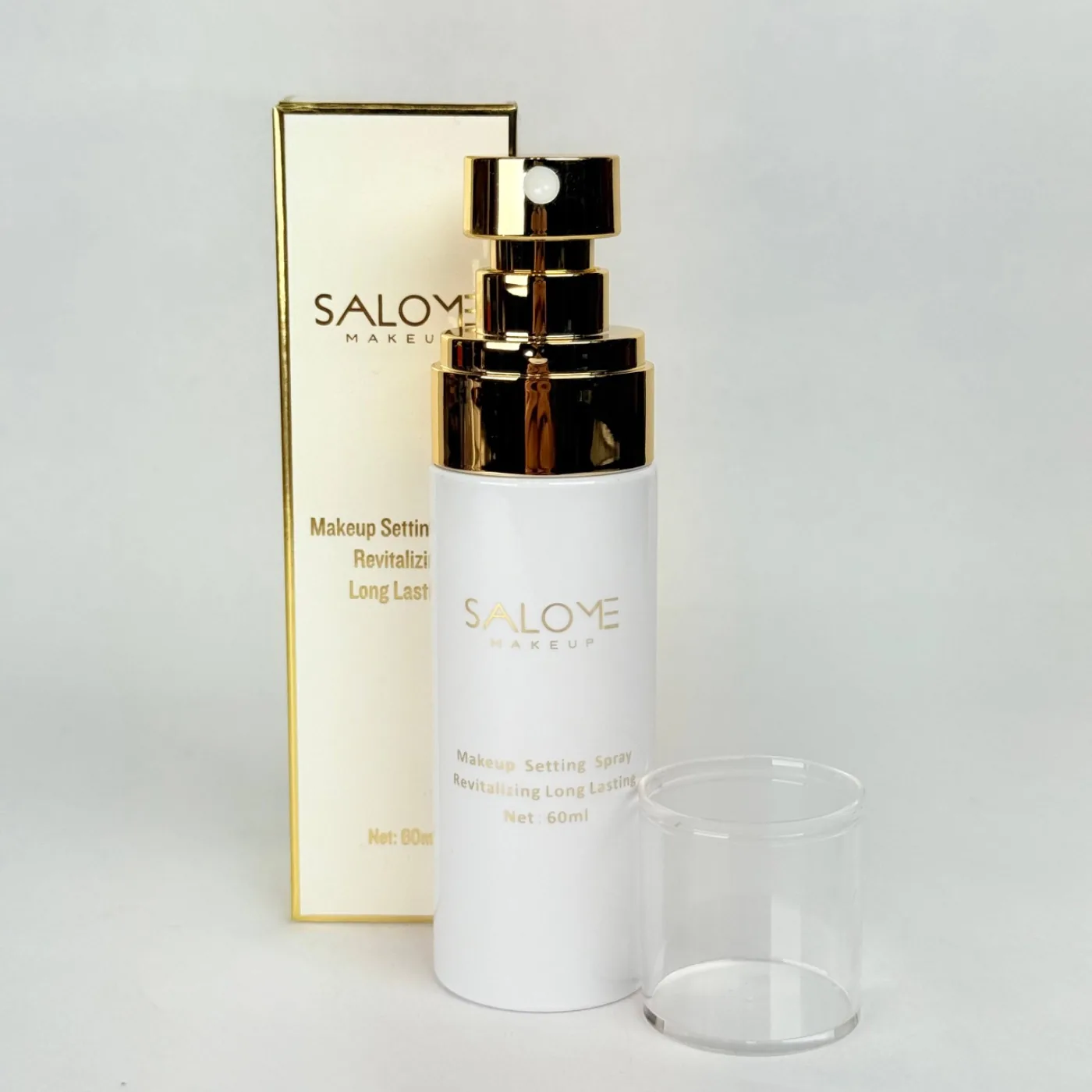 Spray fijador de maquillaje revitalizante de larga duración salome al mayor · BIGTIME Venezuela · belleza