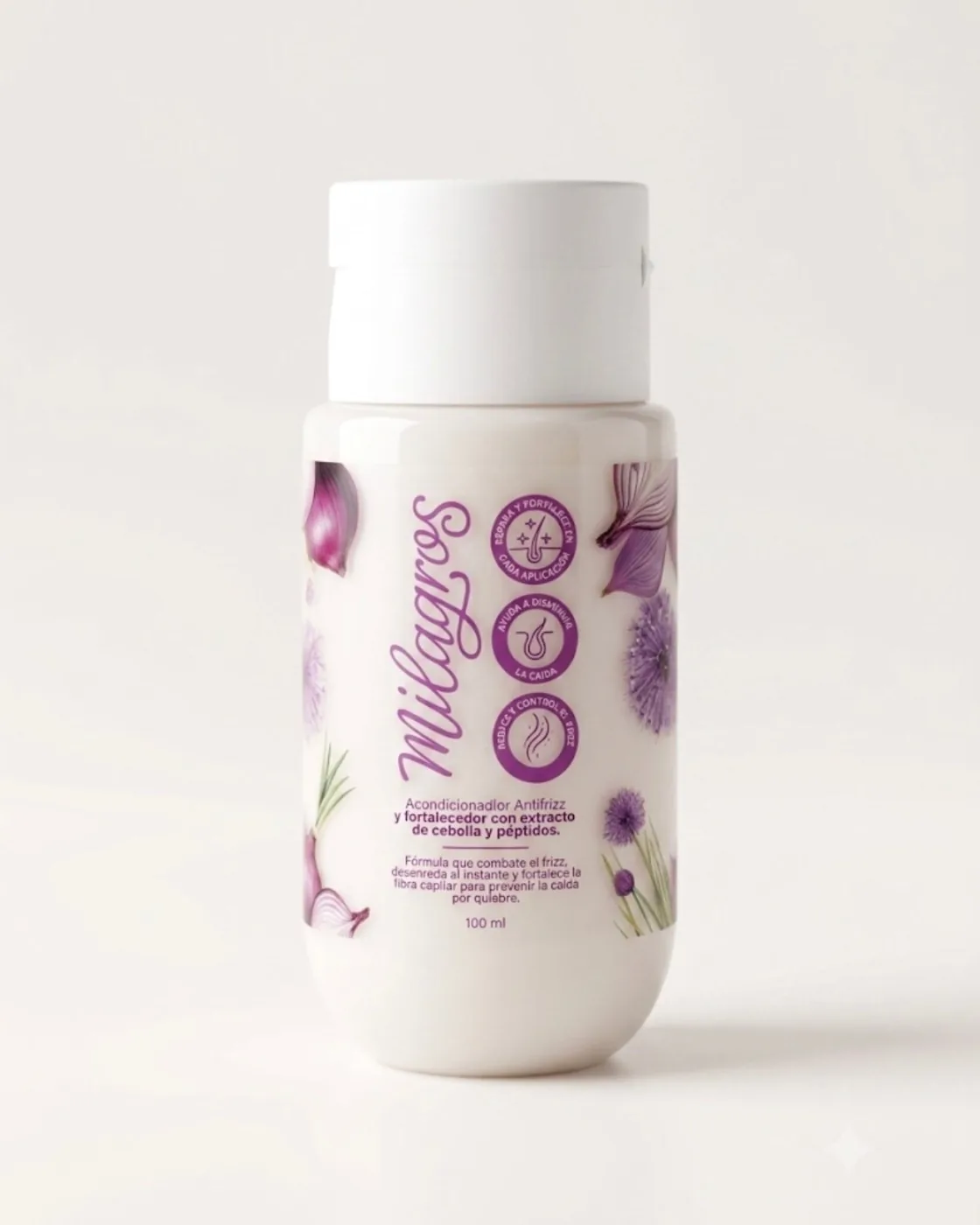 Acondicionador Antifrizz Y Fortalecedor Con Extracto De Cebolla Y Peptidos 100ml 