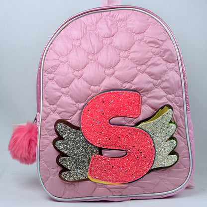 Bolso niña de letras