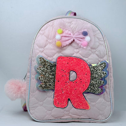 Bolso niña de letras