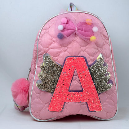 Bolso niña de letras
