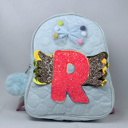 Bolso niña de letras