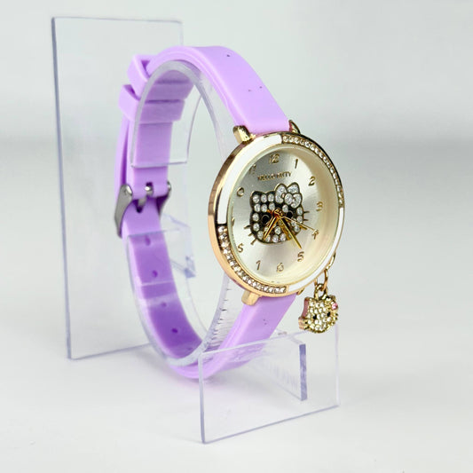 Reloj analógico de hello Kitty