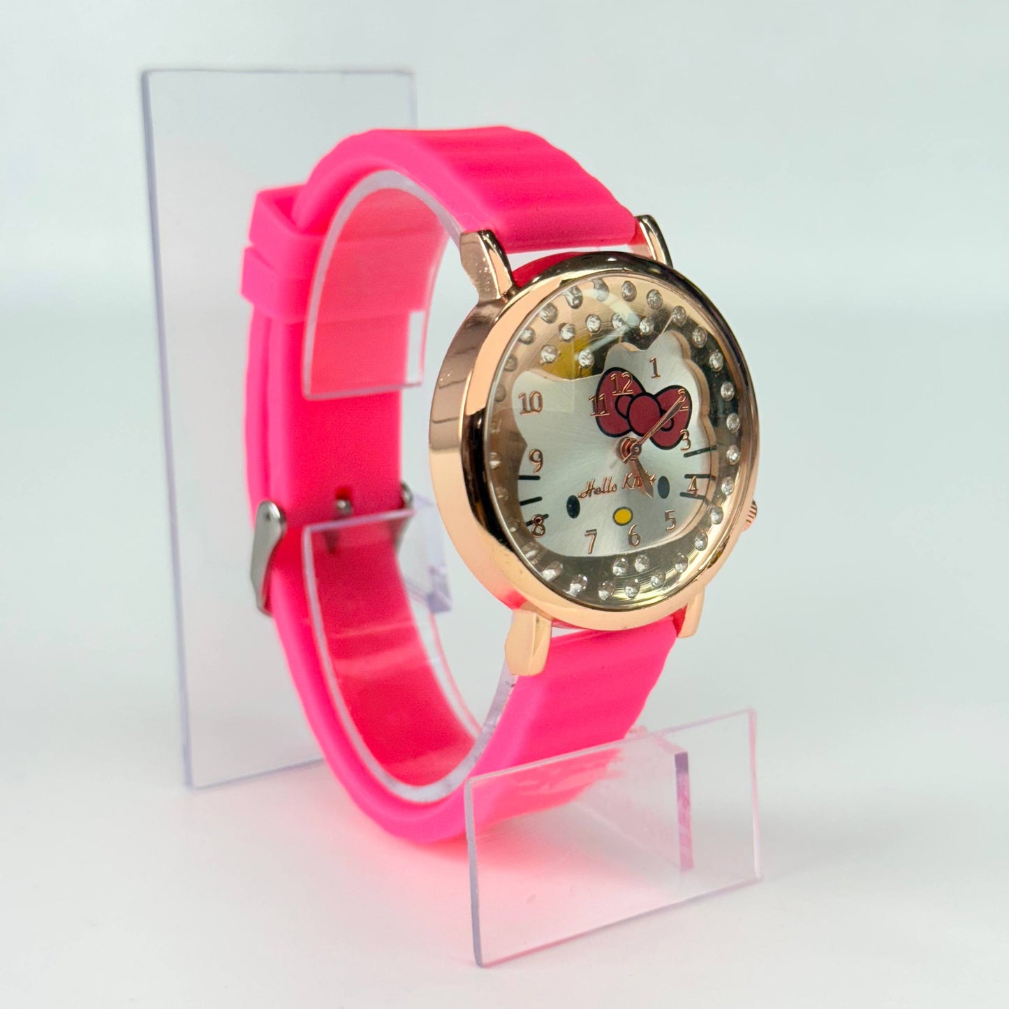 Reloj analógico de hello Kitty