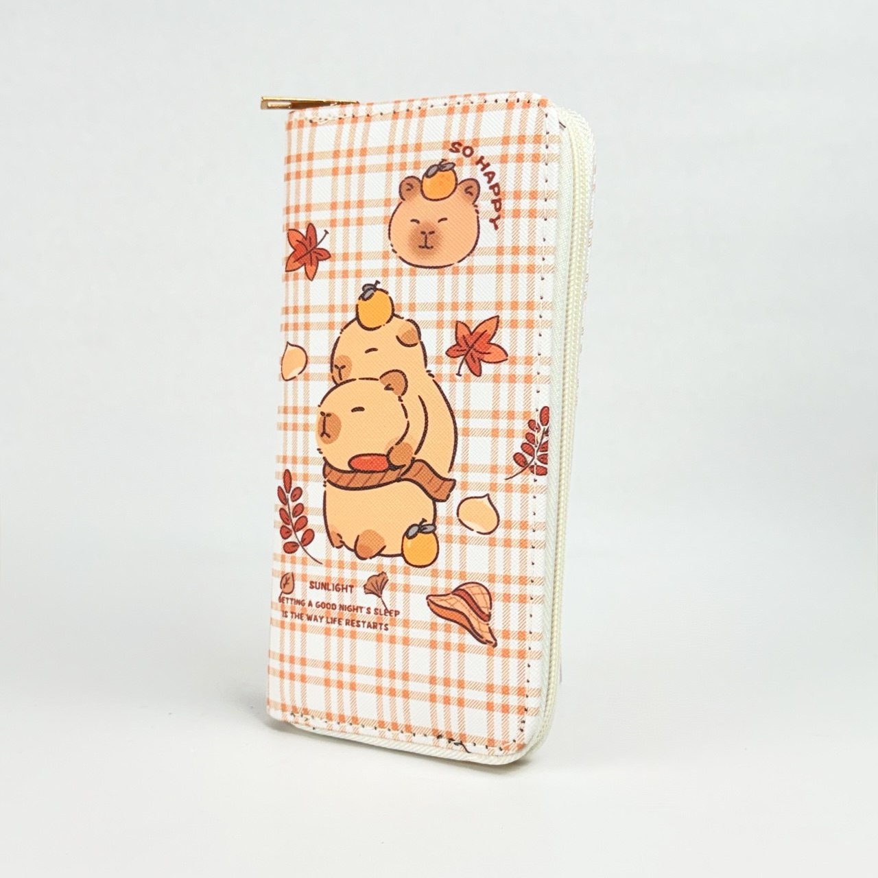 Billetera estampada larga de niña