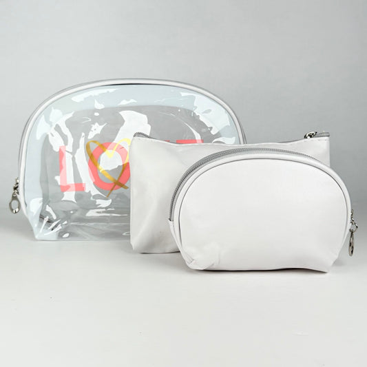 Cosmetiquera triple love