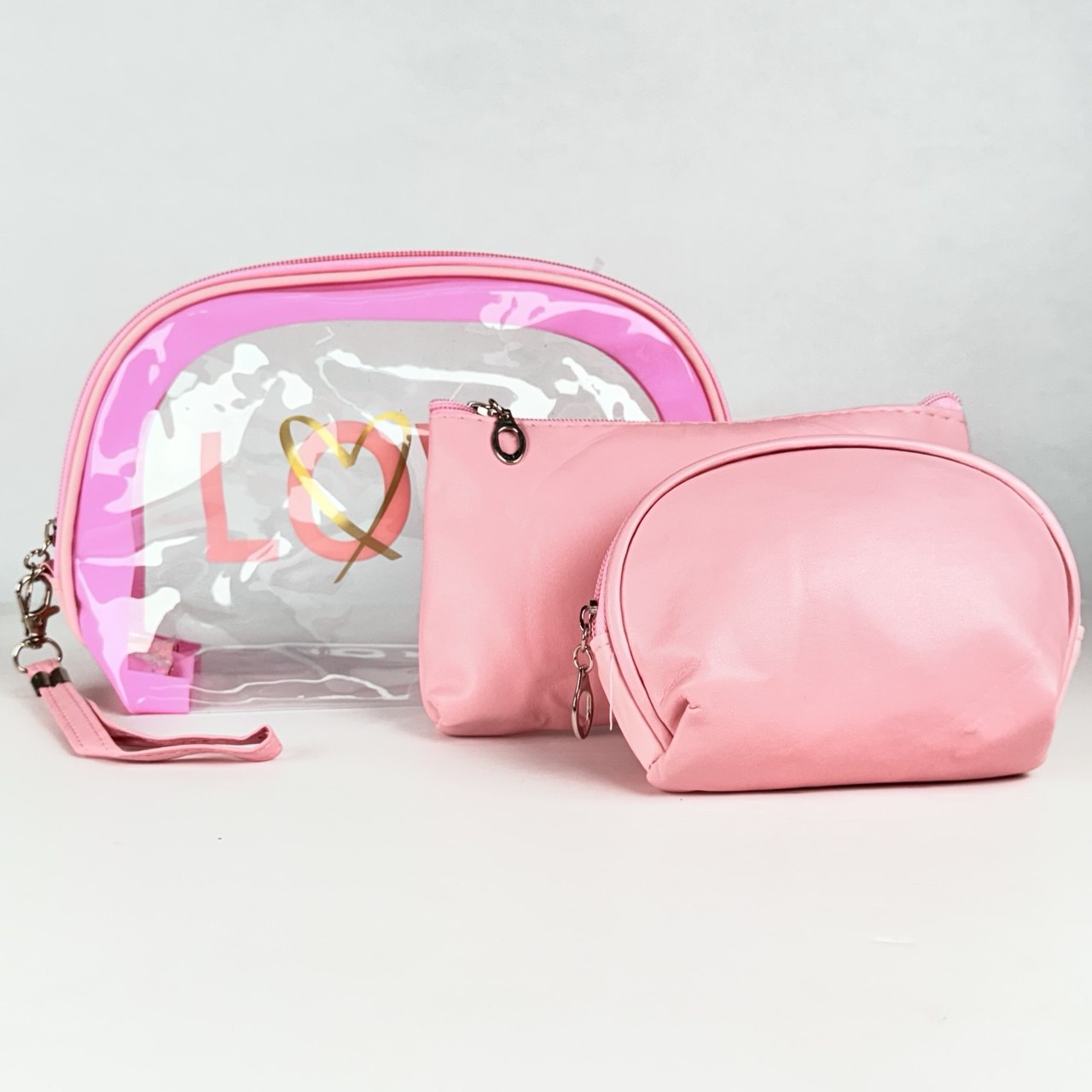 Cosmetiquera triple love