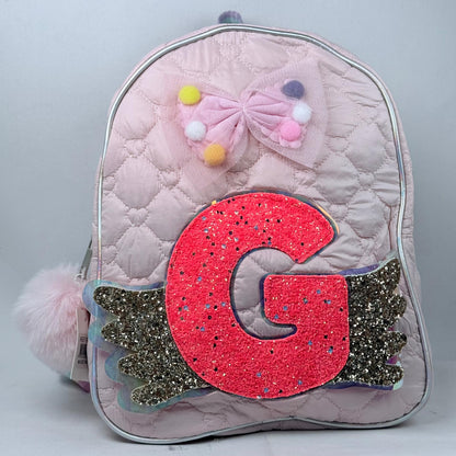 Bolso niña de letras