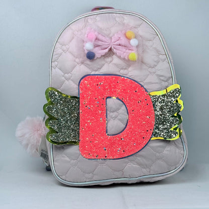 Bolso niña de letras