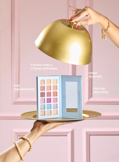 Paleta de sombras blue