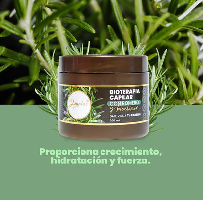 BIOTERAPIA CAPILAR CON ROMERO Y BIOELIXIR