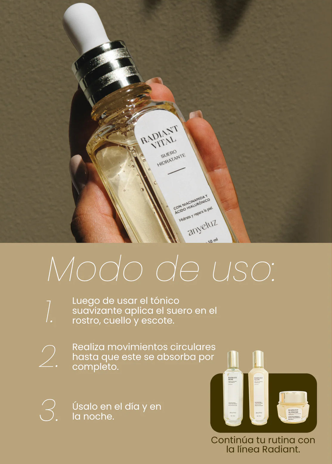 Suero hidratante