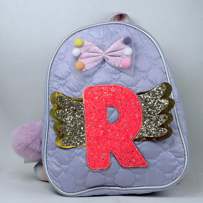 Bolso niña de letras