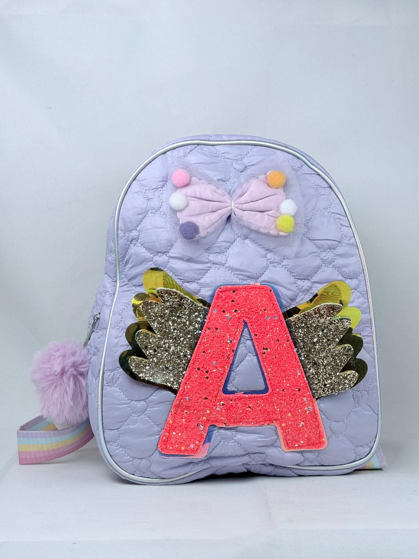 Bolso niña de letras