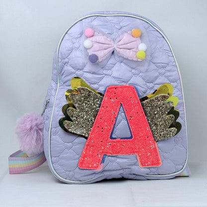 Bolso niña de letras