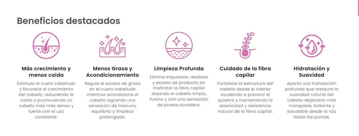 Shampoo Milagro Herbal (con romero y jengibre)