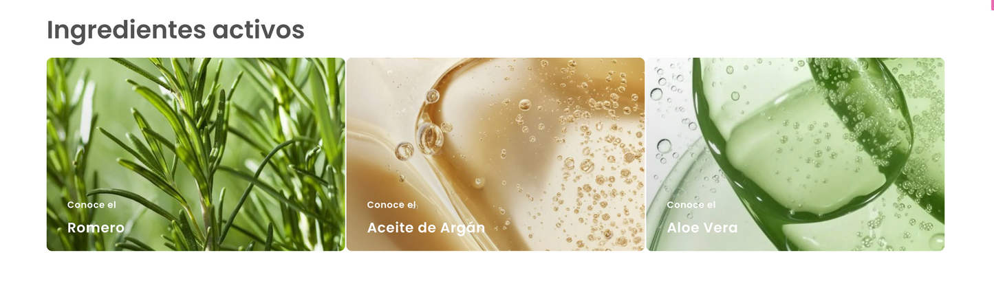 Shampoo Milagro Herbal (con romero y jengibre)