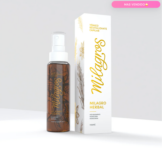 Tónico Revitalizante Capilar Milagro Herbal (tónico con romero)