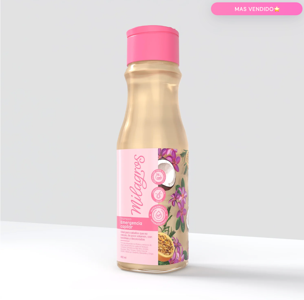 Shampoo Emergencia Capilar (con biotina y queratina)