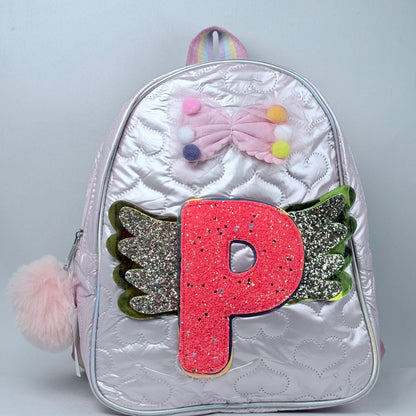 Bolso niña de letras