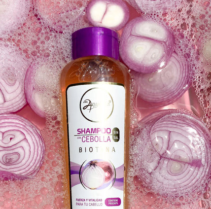 shampoo con cebolla morada